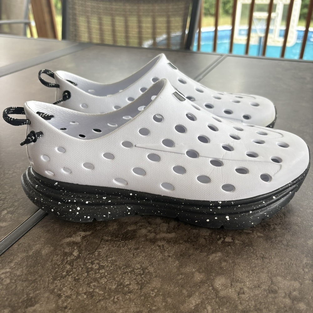 Kane Revive Active Recovery Size Men's 6 Women's 8 White Black Slip On Clogs